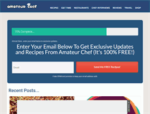 Tablet Screenshot of amateurchef.co.uk